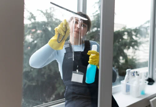 Nettoyage de vitres intérieures et extérieures à la Tour-d'Aigues